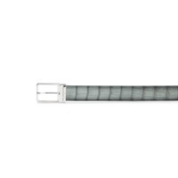 Grey alligator nubuck belt - Santoni - 2