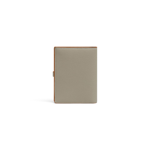 Beige tumbled leather wallet with coin pocket - Santoni - 3