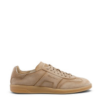 Men's beige suede DBS Oly sneaker - Santoni - 1