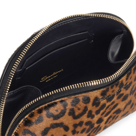 Animal-print cavallino pouch - Santoni - 3
