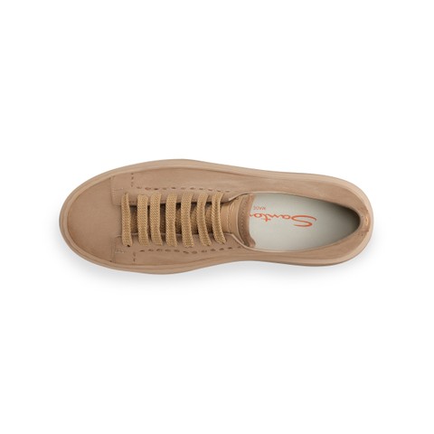 レディース スエードスニーカー ベージュ - Santoni - 4