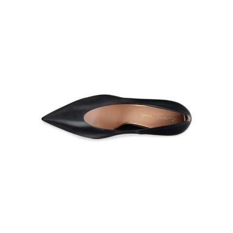D&eacute;collet&eacute;s tacco alto da donna in pelle nera - Santoni - 4