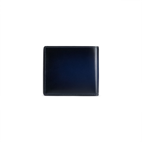 Blue leather wallet - Santoni - 3