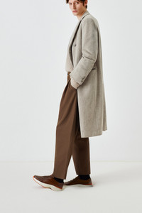 Hellbraune Easy Bounce Sneakers für Herren aus Leder - Santoni - editorial