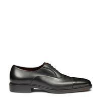 Men's black leather Easy lace-up - Santoni - 1