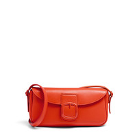 Red leather shoulder bag - Santoni - 1