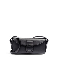 Black leather shoulder bag - Santoni - 1