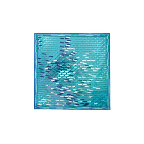 Light blue silk scarf - Santoni - 1