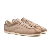 Men's beige suede sneaker - Santoni - 2