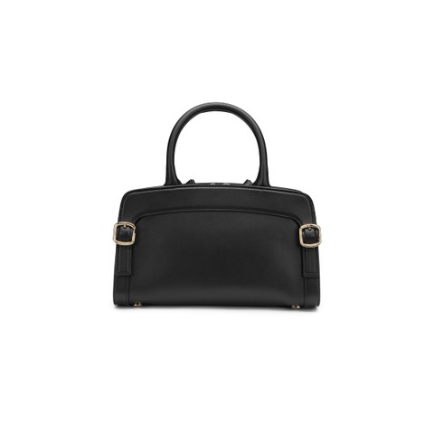 Borsa a mano in pelle nera - Santoni - 4