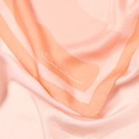 Orange silk scarf - Santoni - 2