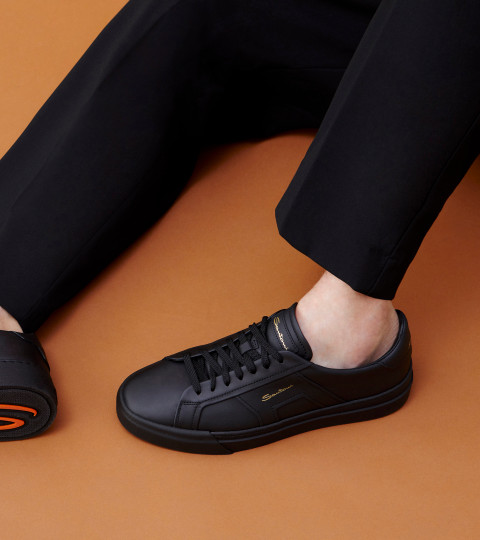 Black Sneakers - Santoni