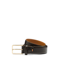 Brown leather adjustable belt - Santoni - 1