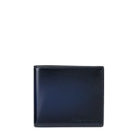 Blue leather wallet - Santoni - 1