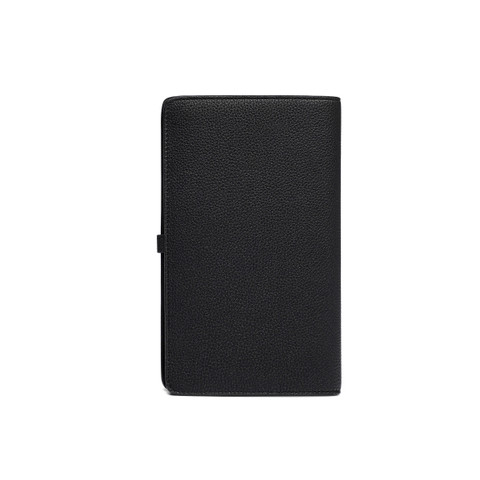 Black tumbled leather document holder - Santoni - 4