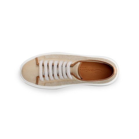 レディース スエードスニーカー グレージュ - Santoni - 4