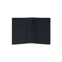 Blue tumbled leather passport case - Santoni - 2