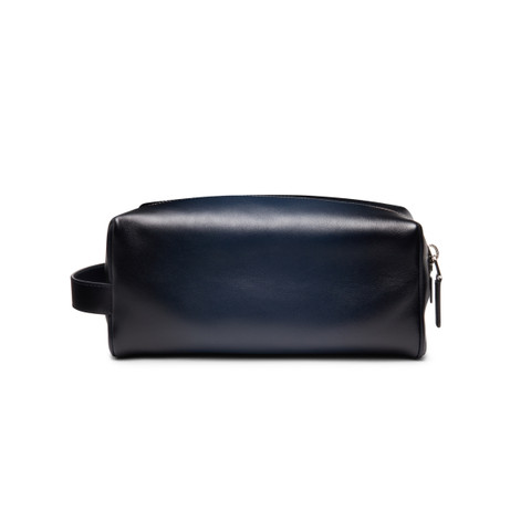 Blue leather pouch - Santoni - 3