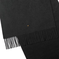 Black cashmere scarf - Santoni - 2