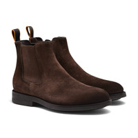 Men&rsquo;s brown suede Chelsea boot - Santoni - 2