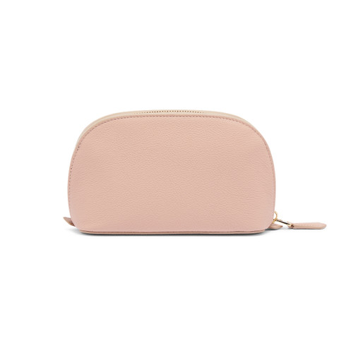Pink tumbled leather pouch - Santoni - 4