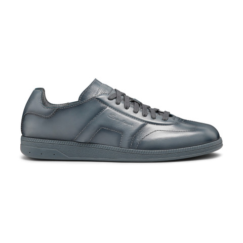 Sneakers DBS Oly de hombre en piel azul - Santoni - 1