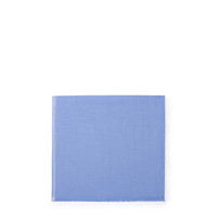 Light blue linen, cashmere and silk scarf - Santoni - 1