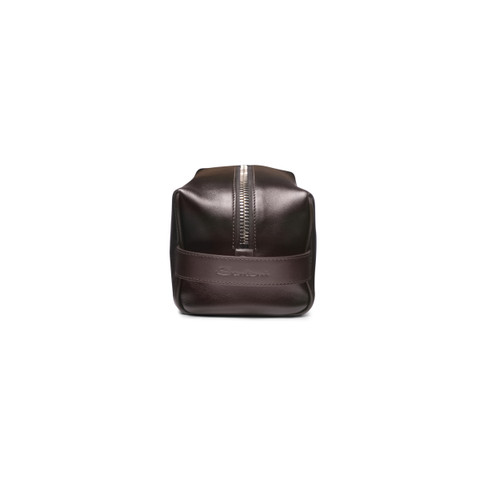 Brown leather pouch - Santoni - 4