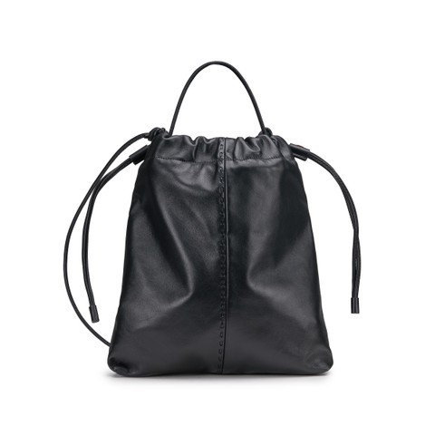 Black leather crossbody bag - Santoni - 4