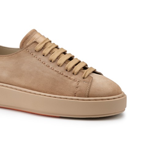 レディース スエードスニーカー ベージュ - Santoni - 5