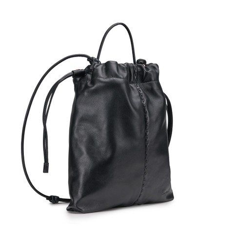 Black leather crossbody bag - Santoni - 2