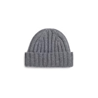 Grey cashmere beanie - Santoni - 2