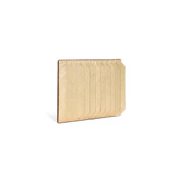 Gold laminated leather document holder - Santoni - 2