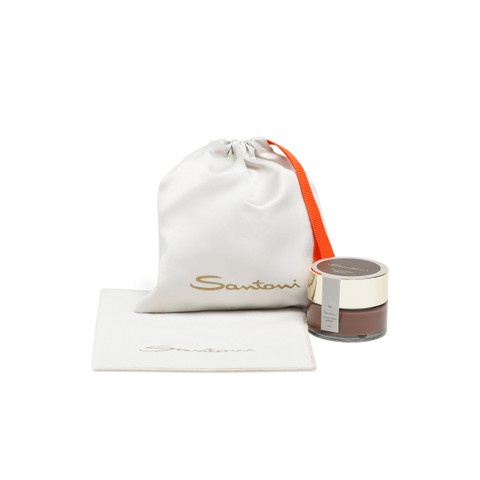 Shoe care kit with cream and polishing cloth - Santoni - 3