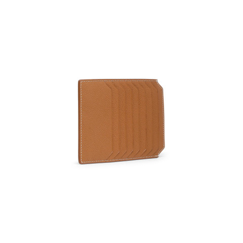 Light brown tumbled leather document holder - Santoni - 2