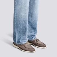 Men's beige suede loafer - Santoni - 2