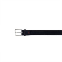 Blue suede adjustable belt - Santoni - 2