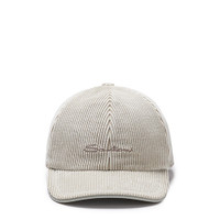 Grey velvet baseball cap - Santoni - 1