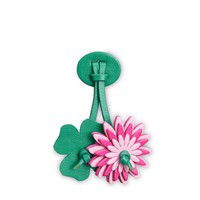 شرابات Santoni Flora Luck من الجلد باللون الأخضر والوردي - Santoni - 1