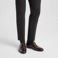 Men's dark brown leather brogue Oxford shoe - Santoni - 2
