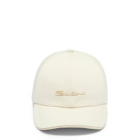 Women's beige cotton baseball cap - Santoni - 1