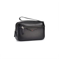 Black leather beauty case - Santoni - 2