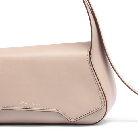Sac ThePluto en cuir beige - Santoni - 6