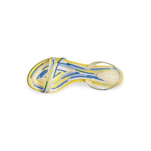 Women's multicolor leather high-heel sandal - Santoni - 4