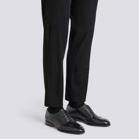 Men's black leather Oxford shoe - Santoni - 2