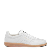 Men's white tumbled leather DBS Oly sneaker - Santoni - 1
