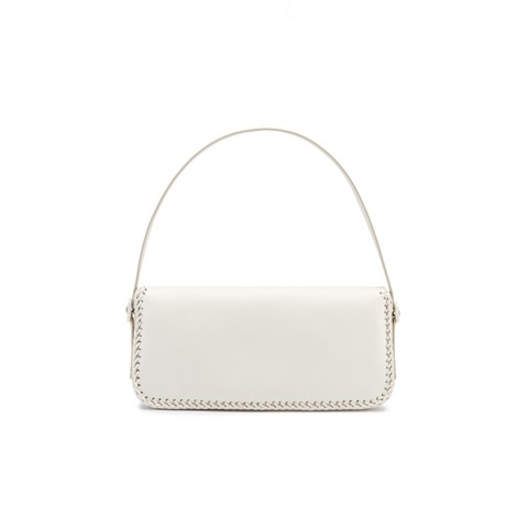White leather shoulder bag - Santoni - 4