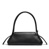 Black leather shoulder bag - Santoni - 1