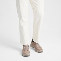 Men's dove grey leather and suede Easy Bounce Mountain sneaker - Santoni - 2