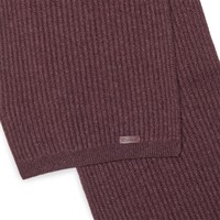Burgundy cashmere scarf - Santoni - 2